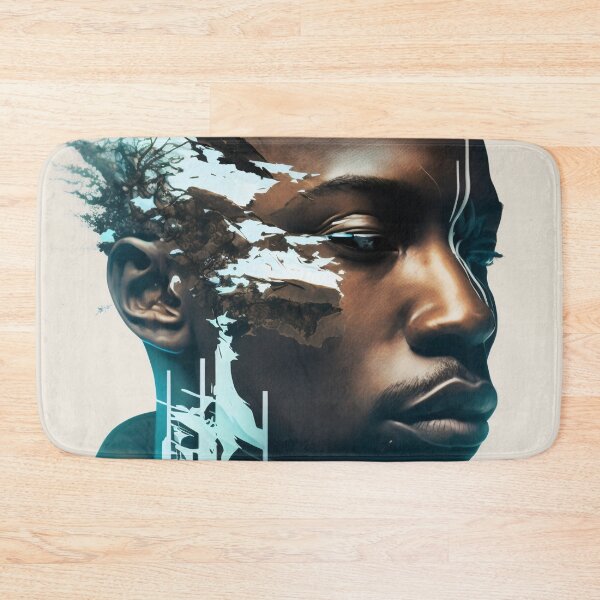 Item preview, Afrocentric Double Exposure designed and sold by MidJourneymen.