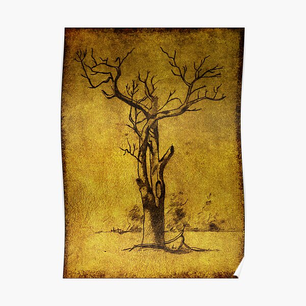 dead tree near Ross Poster