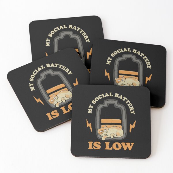 Item preview, My Social Battery is Low designed and sold by zawitees.
