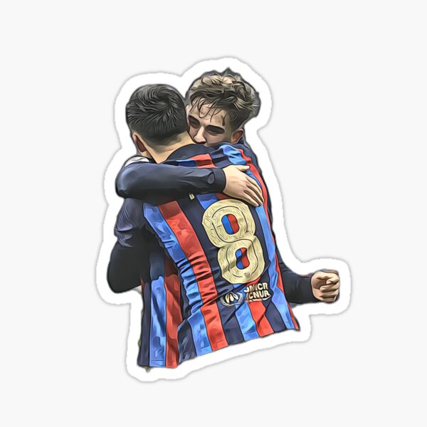 Item preview, Pedri and Gavi Sticker designed and sold by sportyprints.