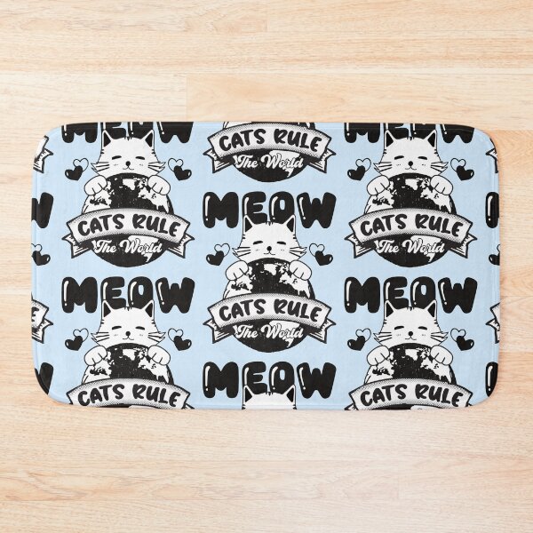Item preview, Cats rule the world - funny cat quotes designed and sold by VichallanStudio.