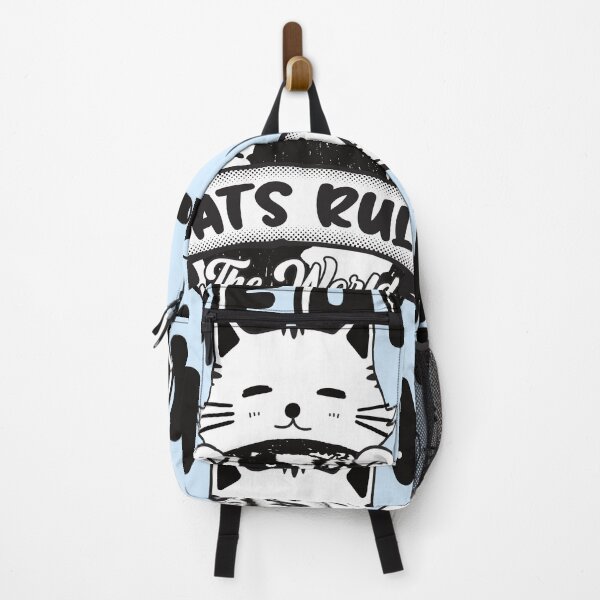 Item preview, Cats rule the world - funny cat quotes designed and sold by VichallanStudio.