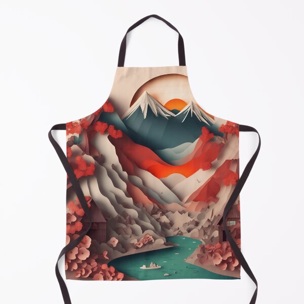 Item preview, Mountain Flowers in Paper art style designed and sold by FormFinder.