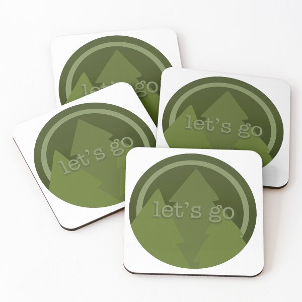 Item preview, “Let’s Go” Forest Circle designed and sold by haldoodles18.
