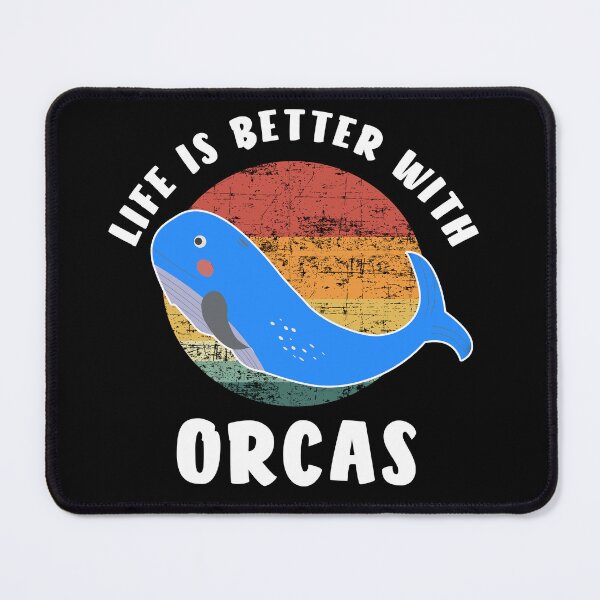 Item preview, life is better with orcas designed and sold by Catsloversdotme.
