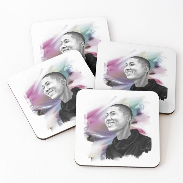Item preview, Namjoon RM BTS buzzcut fanart kpop designed and sold by Krasiaart.