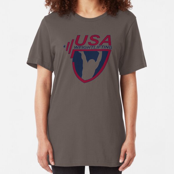 NICE T-SHIRT Team Usa Olympic Weightlifting New Product Slim Fit T-Shirt