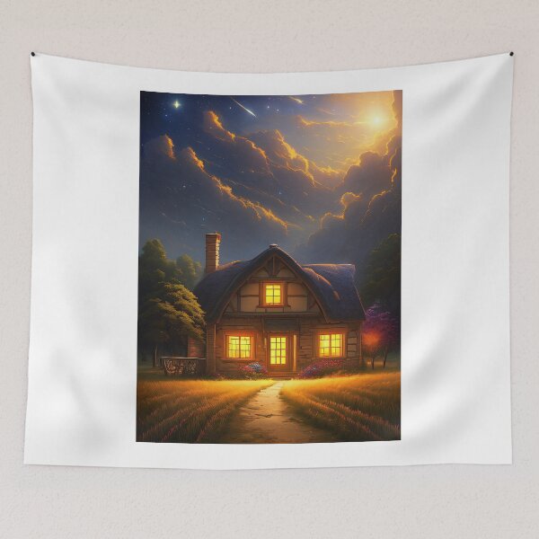 Item preview, Cozy cottage magical scenery designed and sold by ChaosEdits.