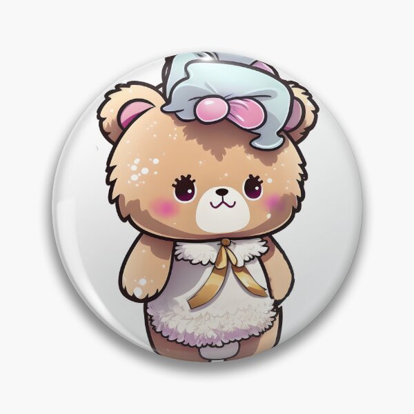 Item preview, Little female bear wearing a hat  designed and sold by IKrakenArts.