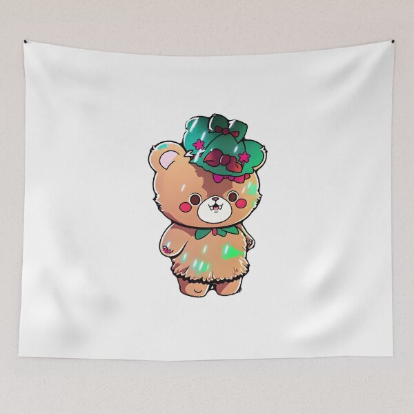 Item preview, Little angry bear wearing a hat  designed and sold by IKrakenArts.