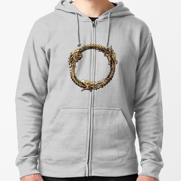 elder scrolls Zipped Hoodie