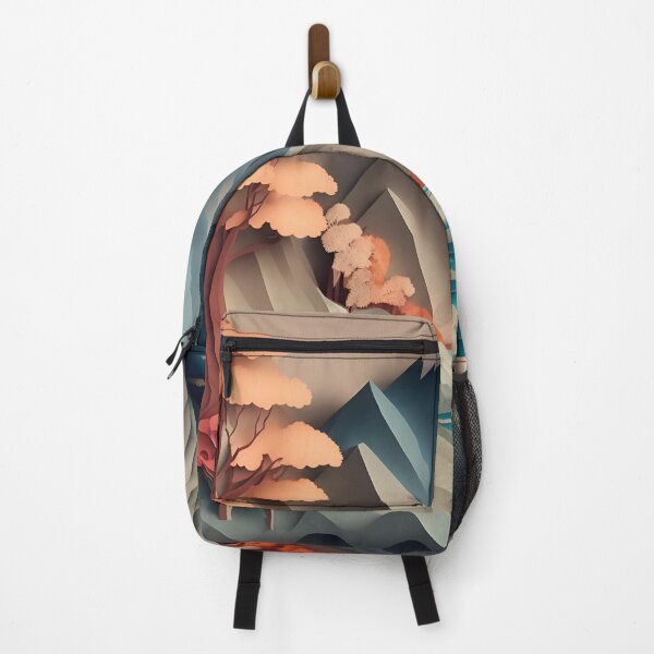 Item preview, Mountain Rapids in Paper art style designed and sold by FormFinder.