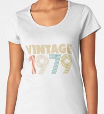 Vintage 1979 - 39th Birthday Women's Premium T-Shirt