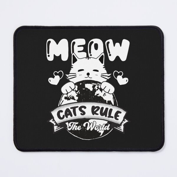 Item preview, Cats rule the world - funny cat quotes designed and sold by VichallanStudio.