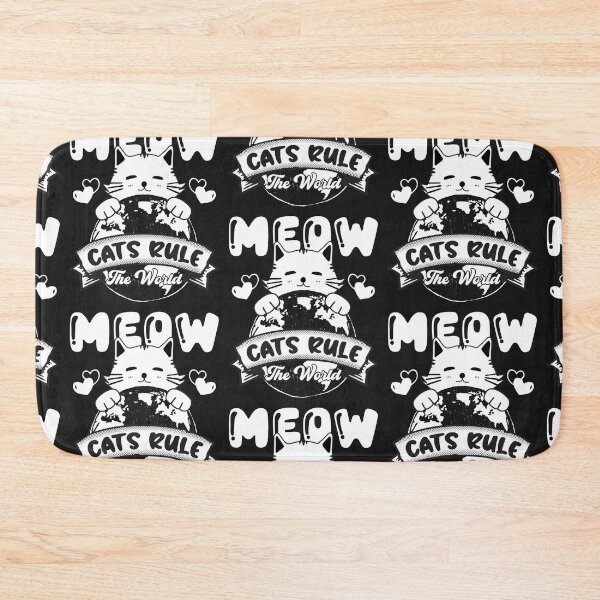 Item preview, Cats rule the world - funny cat quotes designed and sold by VichallanStudio.