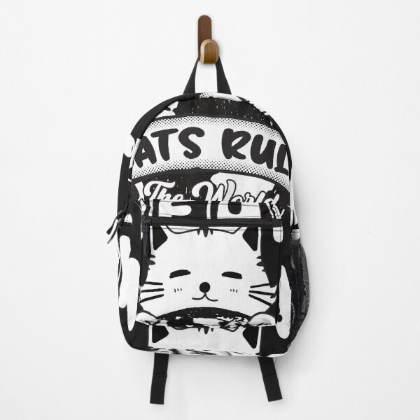 Item preview, Cats rule the world - funny cat quotes designed and sold by VichallanStudio.