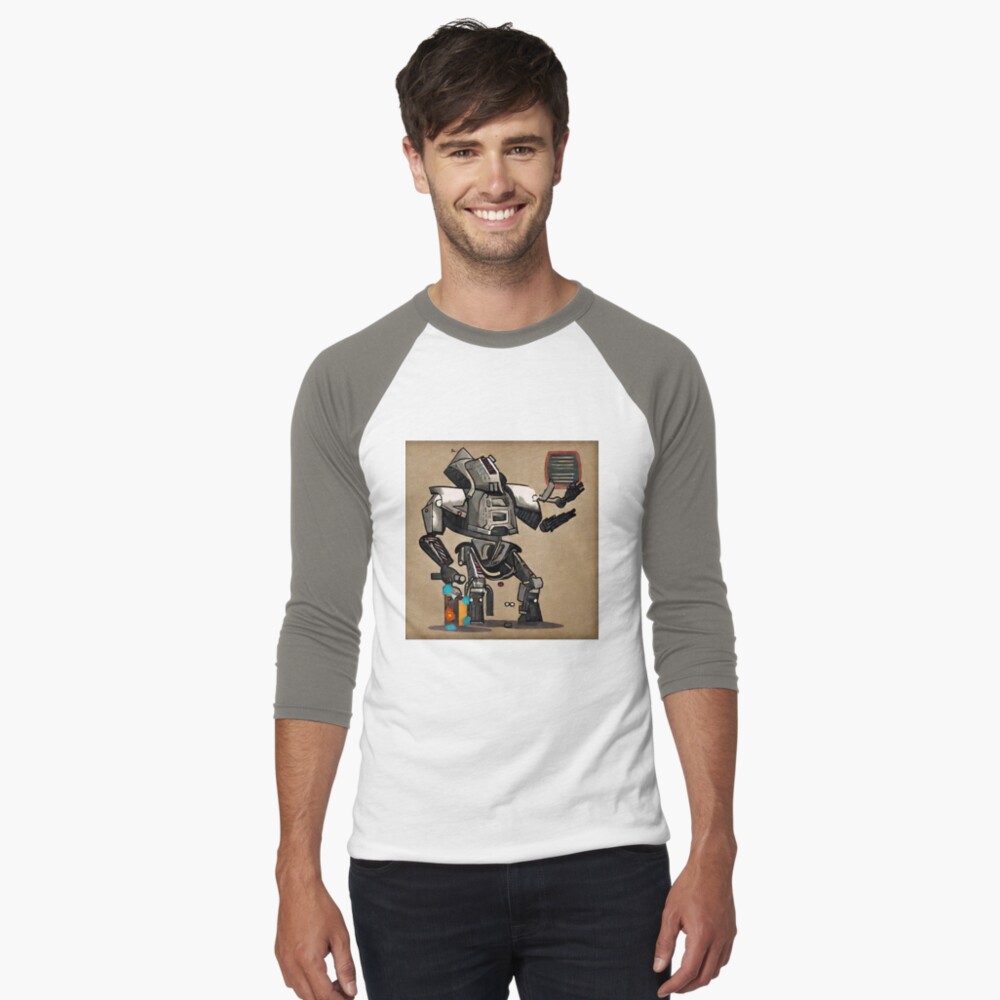 Item preview, Baseball ¾ Sleeve T-Shirt designed and sold by doomwalker2010.