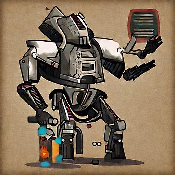 Artwork thumbnail, murderbot by doomwalker2010