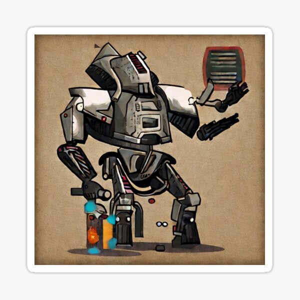 Item preview, murderbot designed and sold by doomwalker2010.
