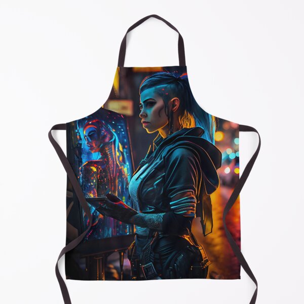 Item preview, Electric Illustrator Cyberpunk Artist Painter Wall Art designed and sold by Chrizz1990.