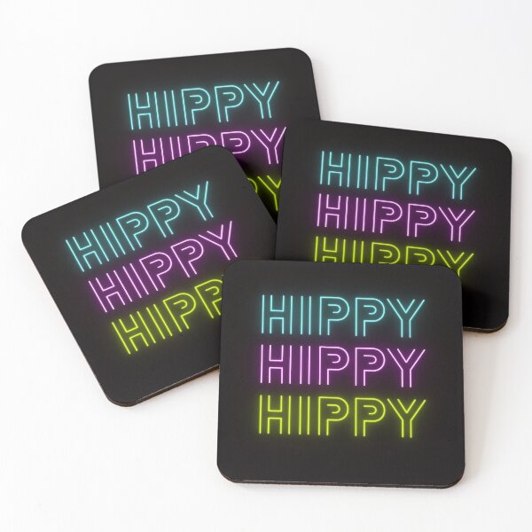 Aperçu de l'œuvre Hippy Hippy Hippy T-shirt autocollant créée et vendue par HatzicTshirts.