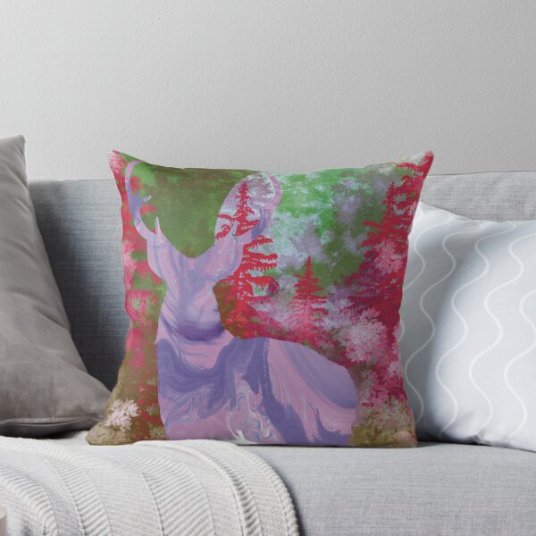Item preview, Reno en una jungla arte abstracto técnica mixta rojo designed and sold by chuckletuckle.