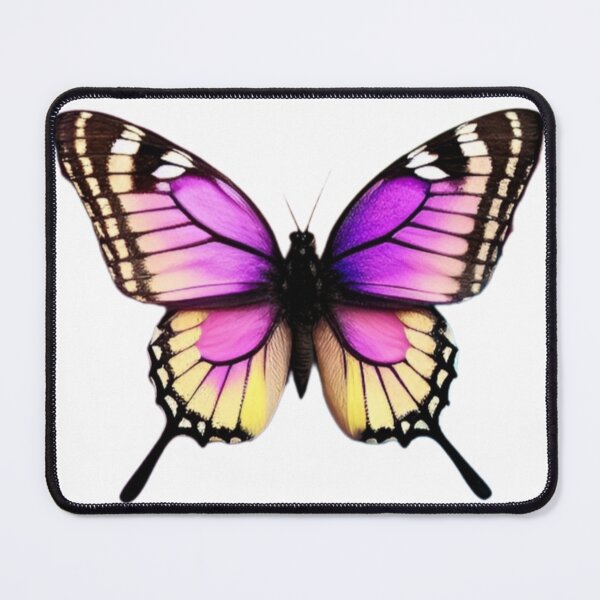 Item preview, Colorful Black Pink Yellow Butterfly  designed and sold by DreamingAwake1.