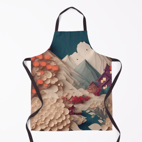 Item preview, Flower Mountain in Paper art style designed and sold by FormFinder.