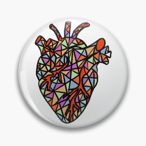 Item preview, Colorful Heart designed and sold by Mostly Medical.