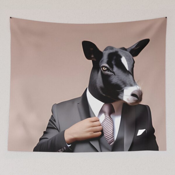 Item preview, Animals in Clothes, Pet Portrait, Animal in Suit, Animal Head Human Body designed and sold by artmanikin.