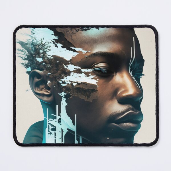 Item preview, Afrocentric Double Exposure designed and sold by MidJourneymen.