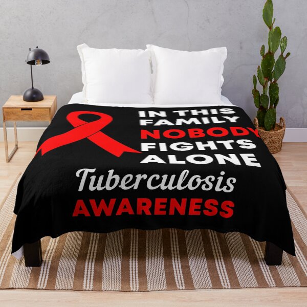 Item preview, In This Family Nobody Fights Alone Tuberculosis Disease Awareness designed and sold by Color-Sparkle.