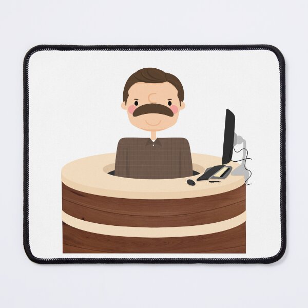 Item preview, Parks and Rec Ron Swivel Chair designed and sold by cutermelon.