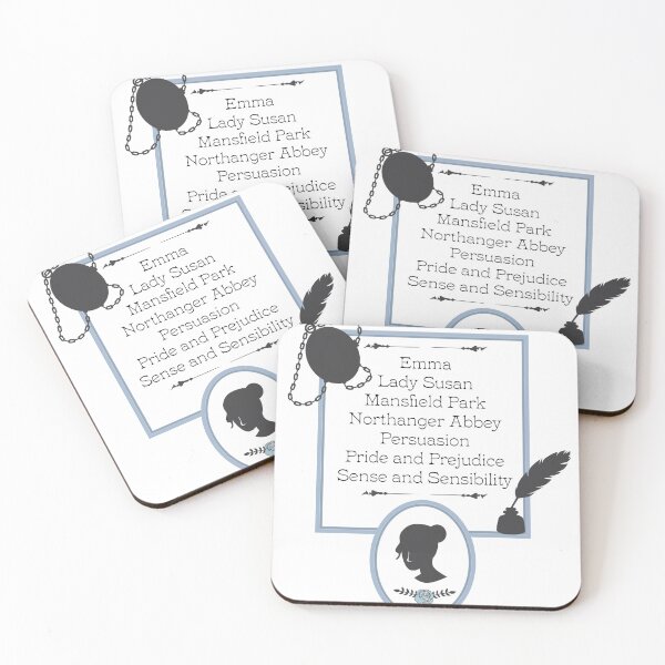 Item preview, Jane Austen Works designed and sold by The British Bunny Hop Shop.