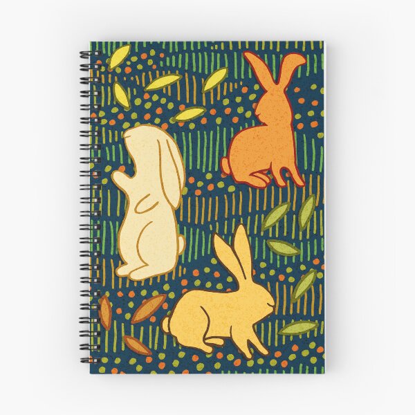 Item preview, MID-MORNING MODERN BACKYARD Bunnies designed and sold by rorabeenie.