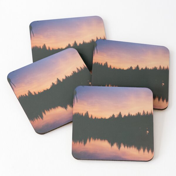 Item preview, Sunset Silhouette by the Lake designed and sold by RuralGreen.