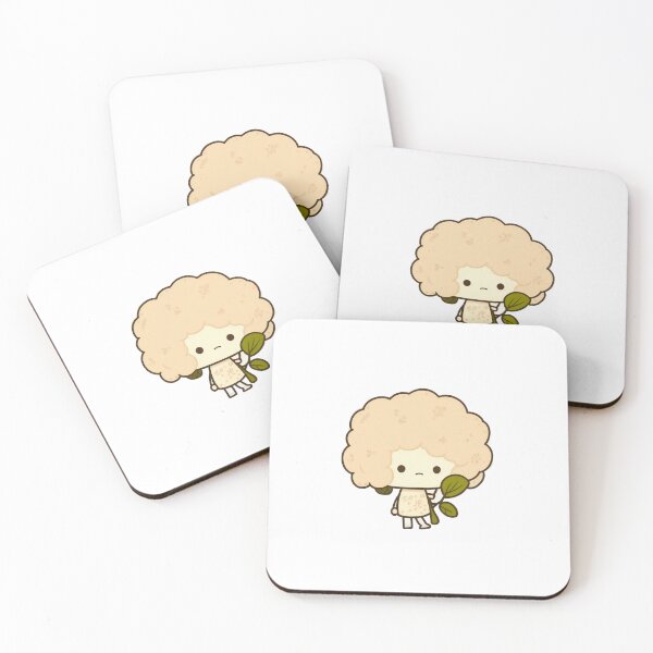 Item preview, Cauliflower vegetable cute chibi kawaii designed and sold by ChibiInstant.