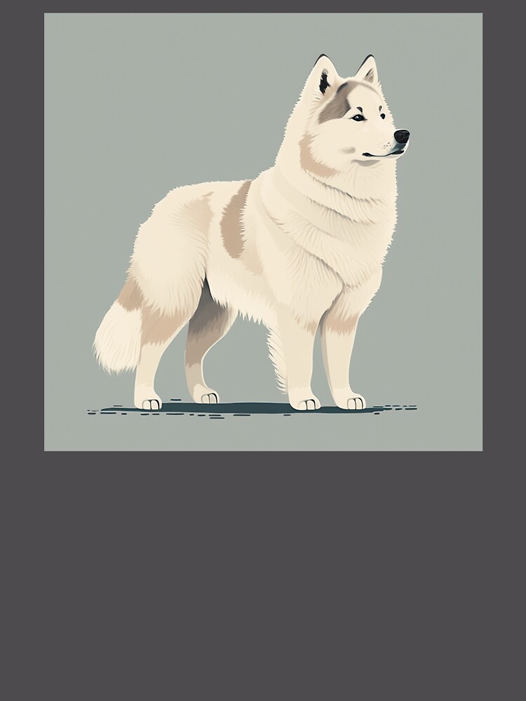 Thumbnail 6 von 6, Premium Oversized Pullover, American Eskimo designt und verkauft von Raccoonidae.