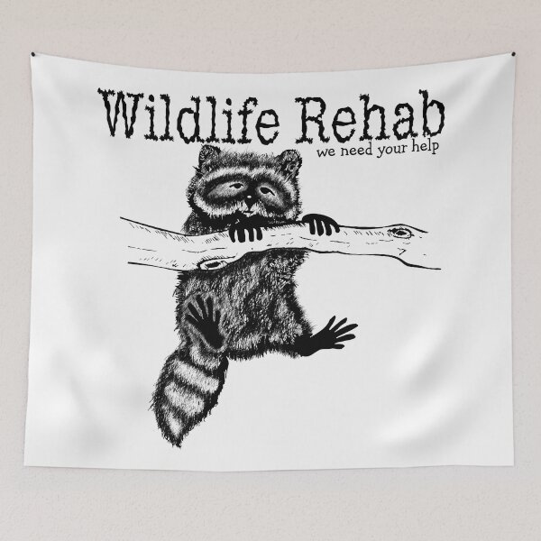Item preview, Raccoon Wildlife Rehabilitation We Need Your Help designed and sold by The Tinker Man's Daughter.