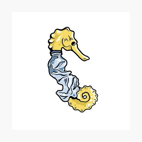 Item preview, Seahorse Jacket - Sea Pollution Series designed and sold by allyrtdesigns.