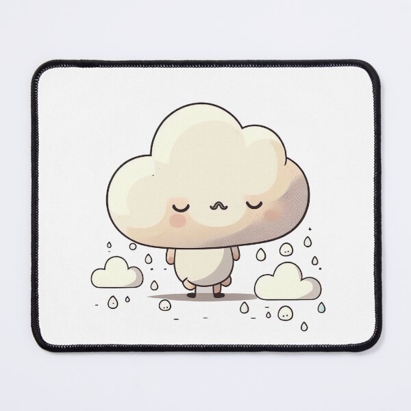 Item preview, kawaii chibi cute cloud designed and sold by ChibiInstant.
