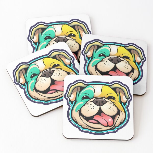 Item preview, Happy Bulldog Face Expression designed and sold by CrosstheWorlds.