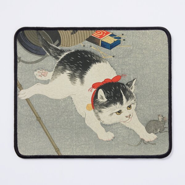 Item preview, Kitten and Lantern, c. 1928-1930 Ohara Shoson designed and sold by Gin  Neko.