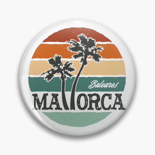 Item preview, Mallorca Baleares, retro, sunset, Majorca, Balearic Islands, Spain, Mediterranean sea holiday designed and sold by FFelder.