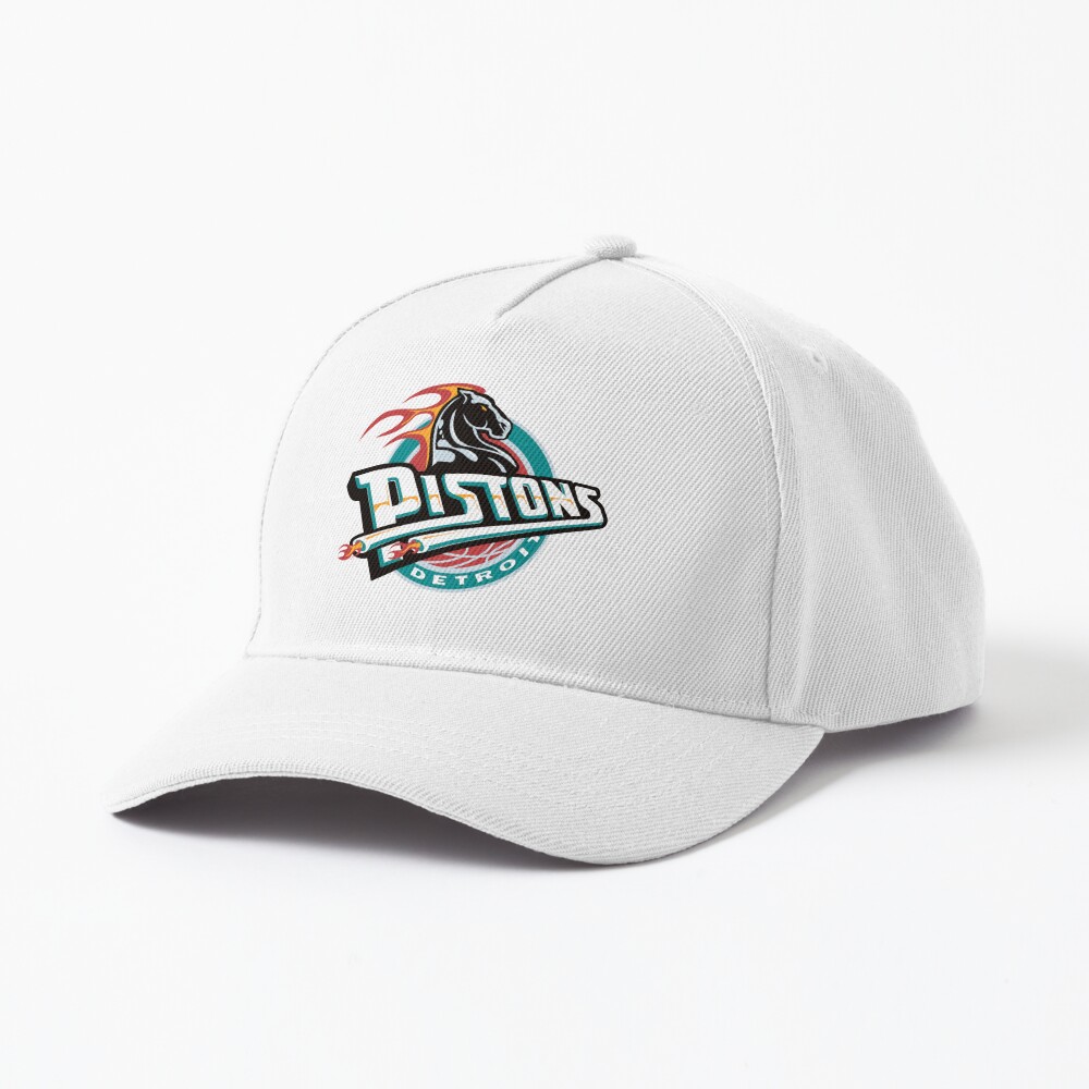 DETROIT PISTONS CLASSIC LOGO SNAPBACK HAT (PINK)