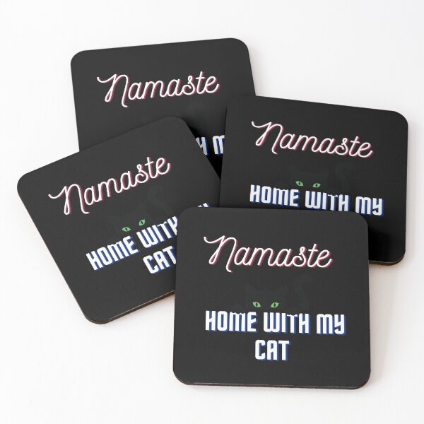 Item preview, Namaste Home with My Cat designed and sold by Abdelhakim-ben.