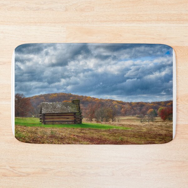 Item preview, A Log Cabin In Autumn designed and sold by James DeFazio.