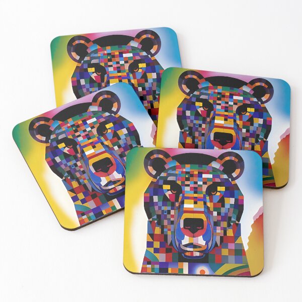 Item preview, Colorful Bear designed and sold by Tw1nsAIArt.