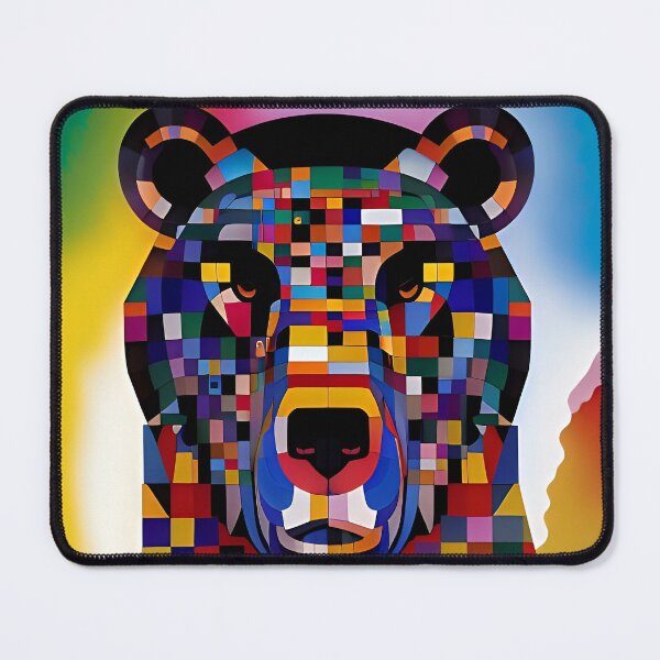 Item preview, Colorful Bear designed and sold by Tw1nsAIArt.
