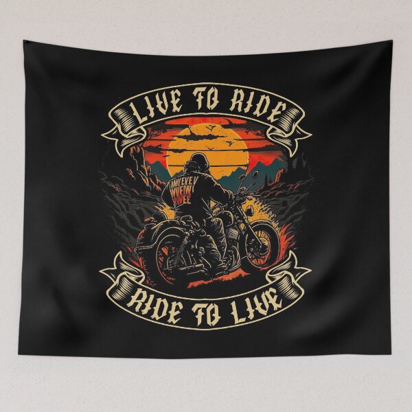 Item preview, Live To Ride, Ride To Live Biker designed and sold by druckfun.